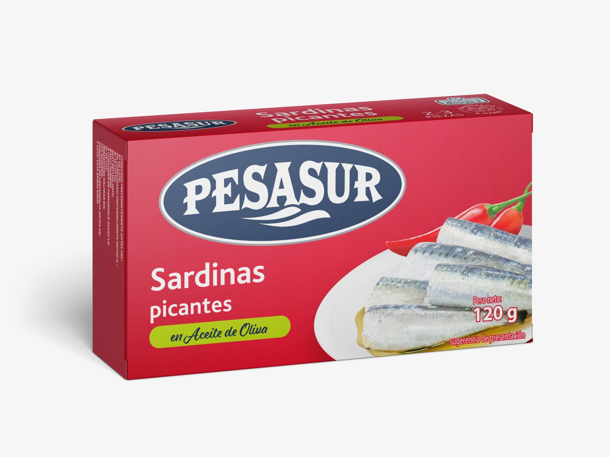 Pesasur Sardinen pikant 3/4 Stück 120g