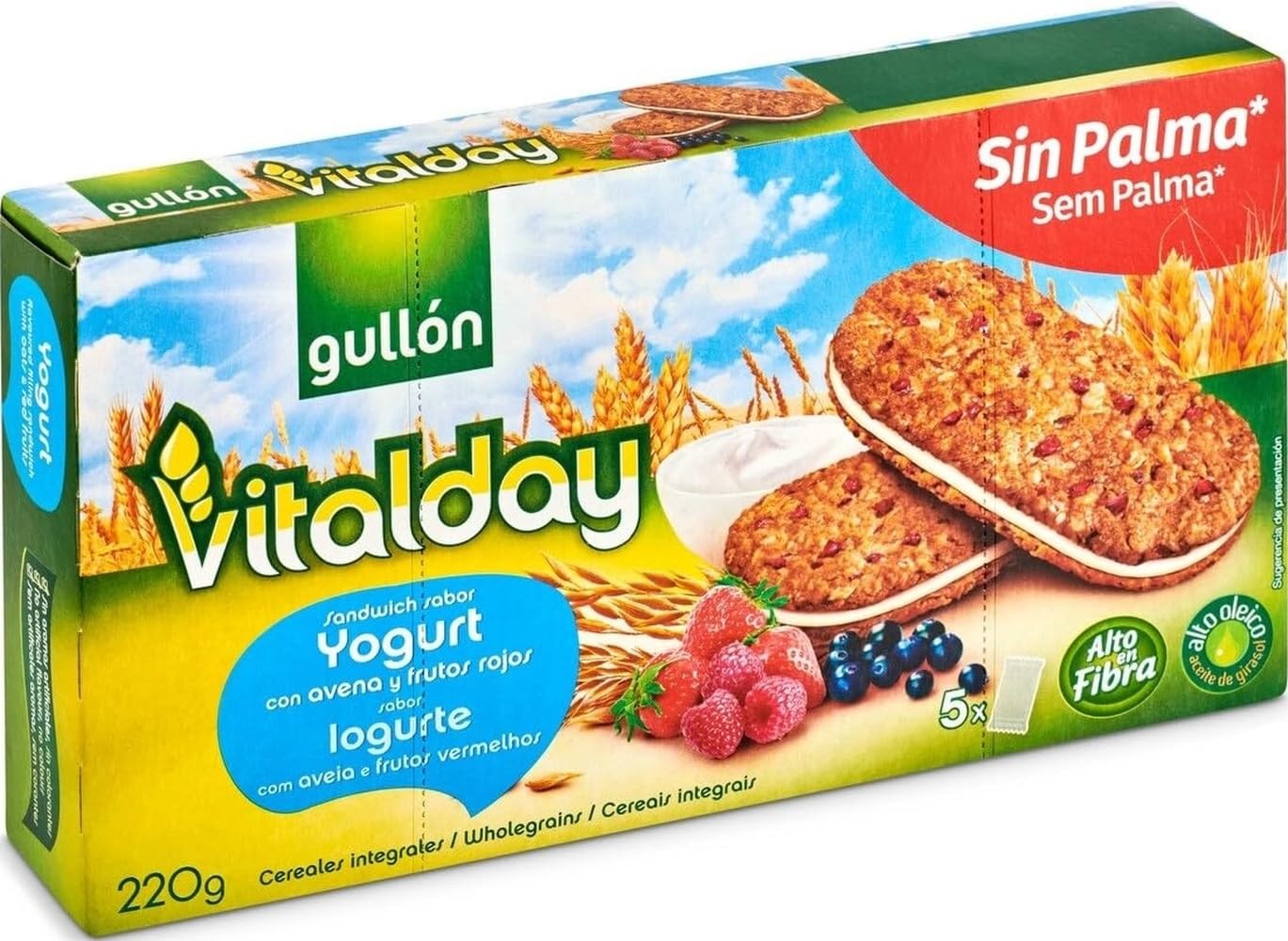 Gullón Vitalday Yogurt Biscuits 220g