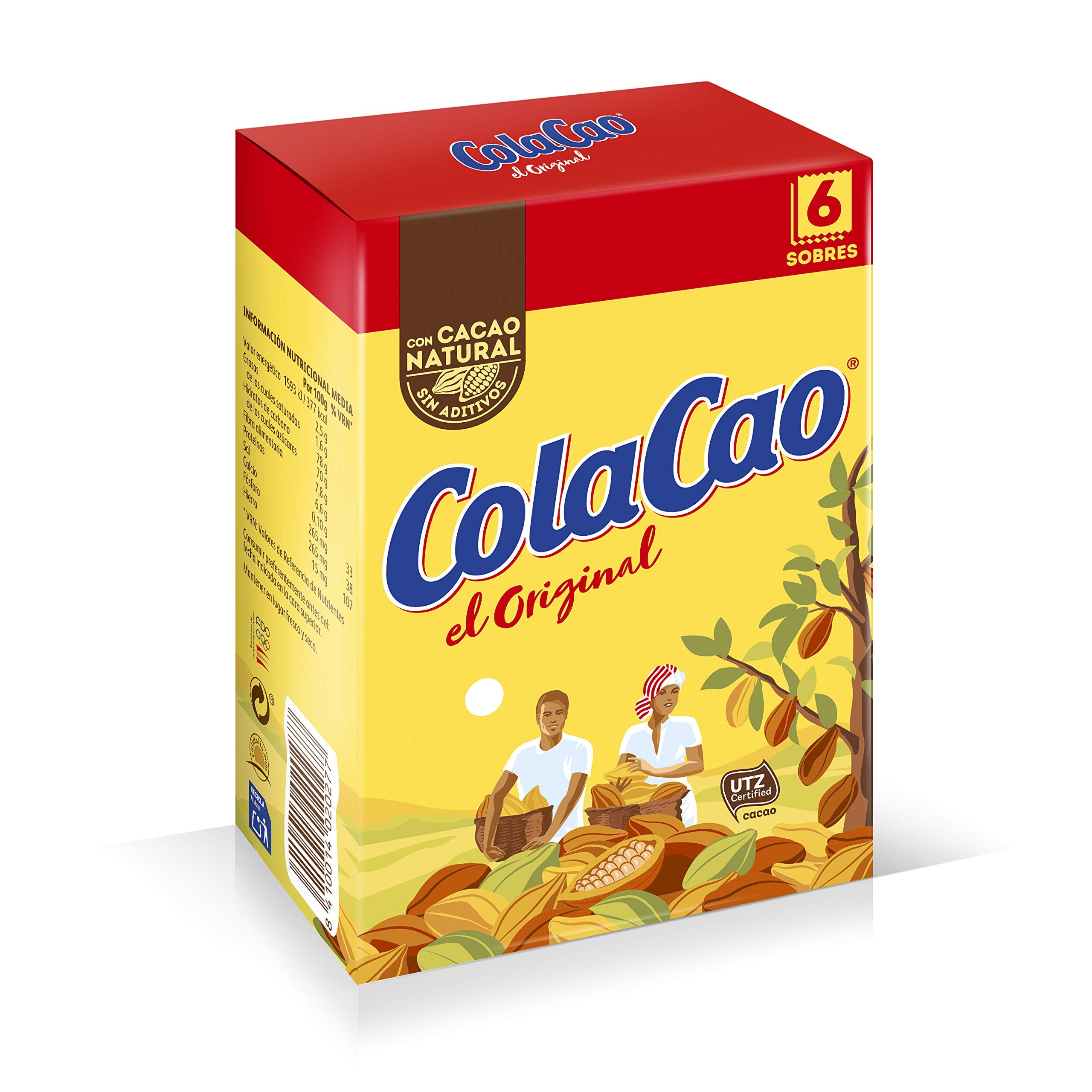 Cola Cao Cocoa 6x18g