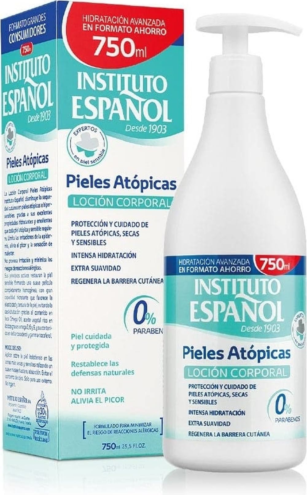 INSTITUTO E ATOPIC Lotion Distributeur 750ml