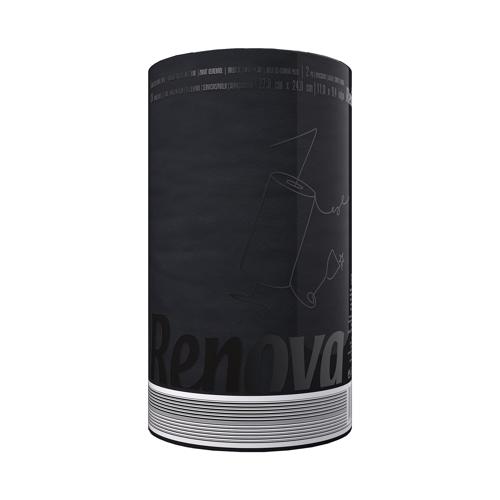 RENOVA Kitchen Paper Black 1 Roll