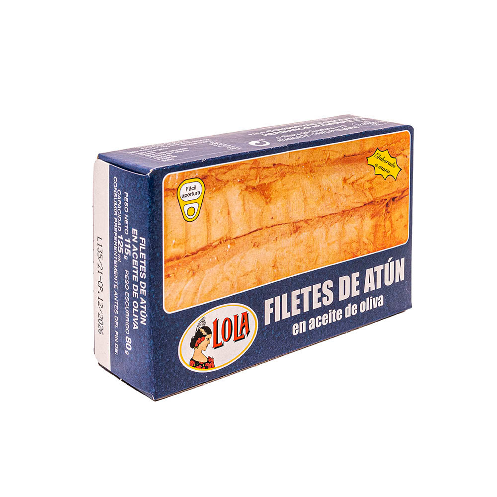 LOLA Gourmet Tuna Fillets in Olive Oil 115g