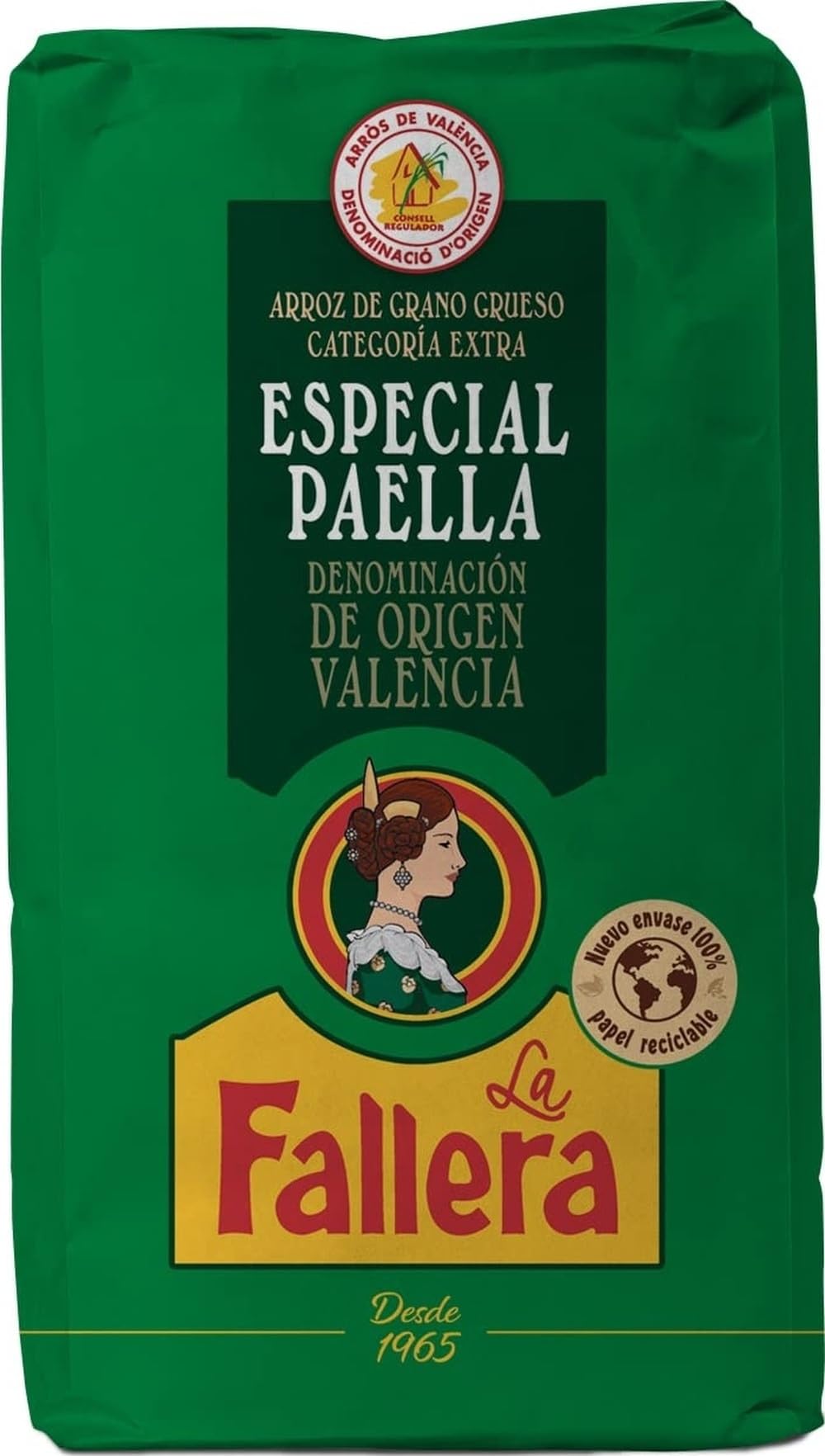 Fallera Paella Rice Green 1 kg