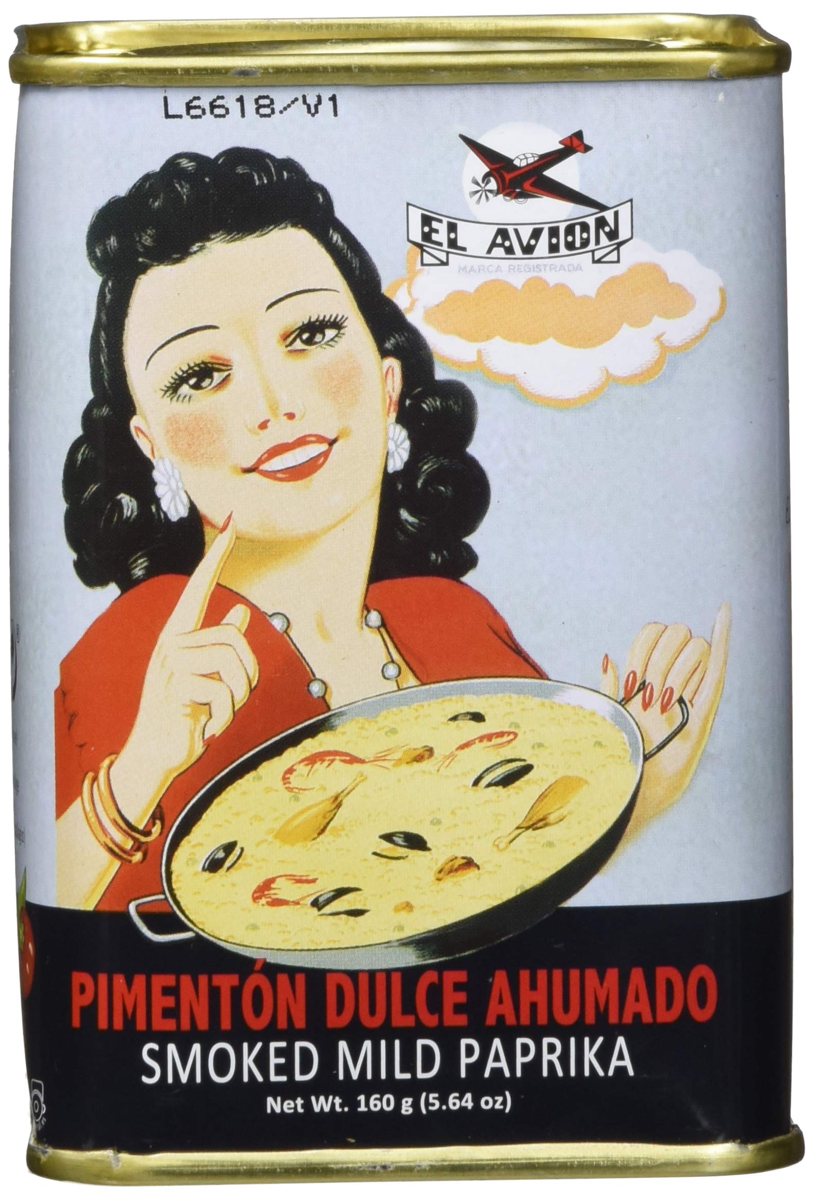 ELAVION Pimentón de la Vera Dulce Smoked Paprika Powder 160g