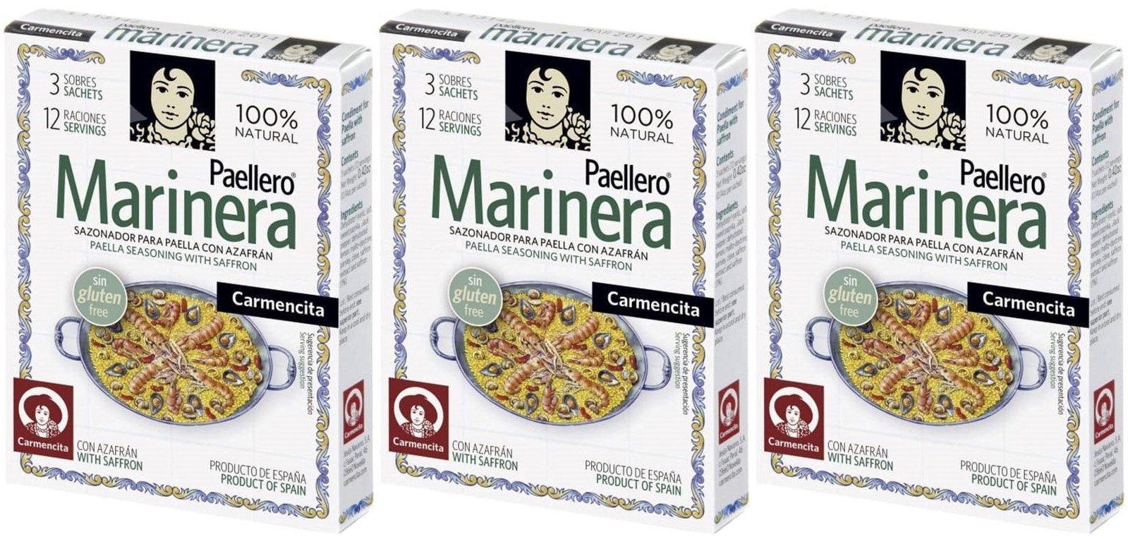 Carmencita Paella Seasoning Seafood 12g