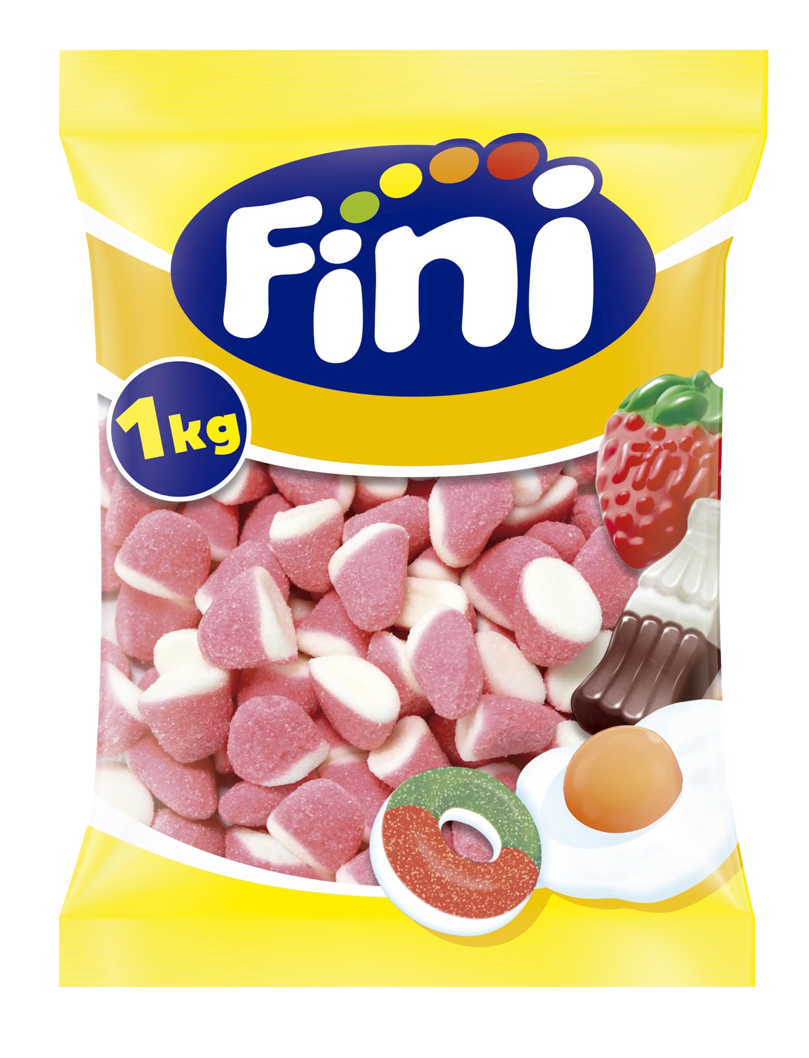 FINI Beso Fresa Strawberry Kiss Fruit Gums 1kg