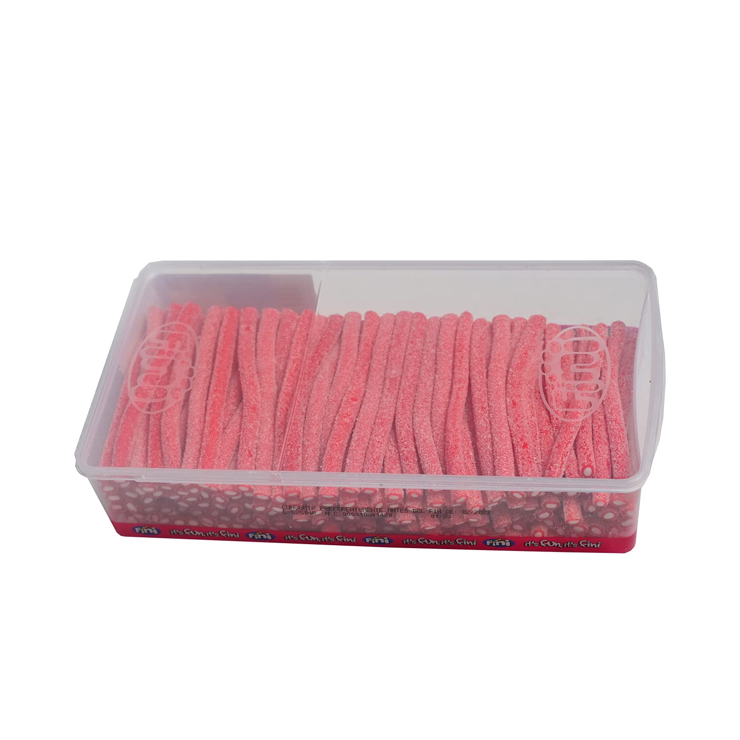 FINI Tubes Strawberry 200 pièces 2 kg