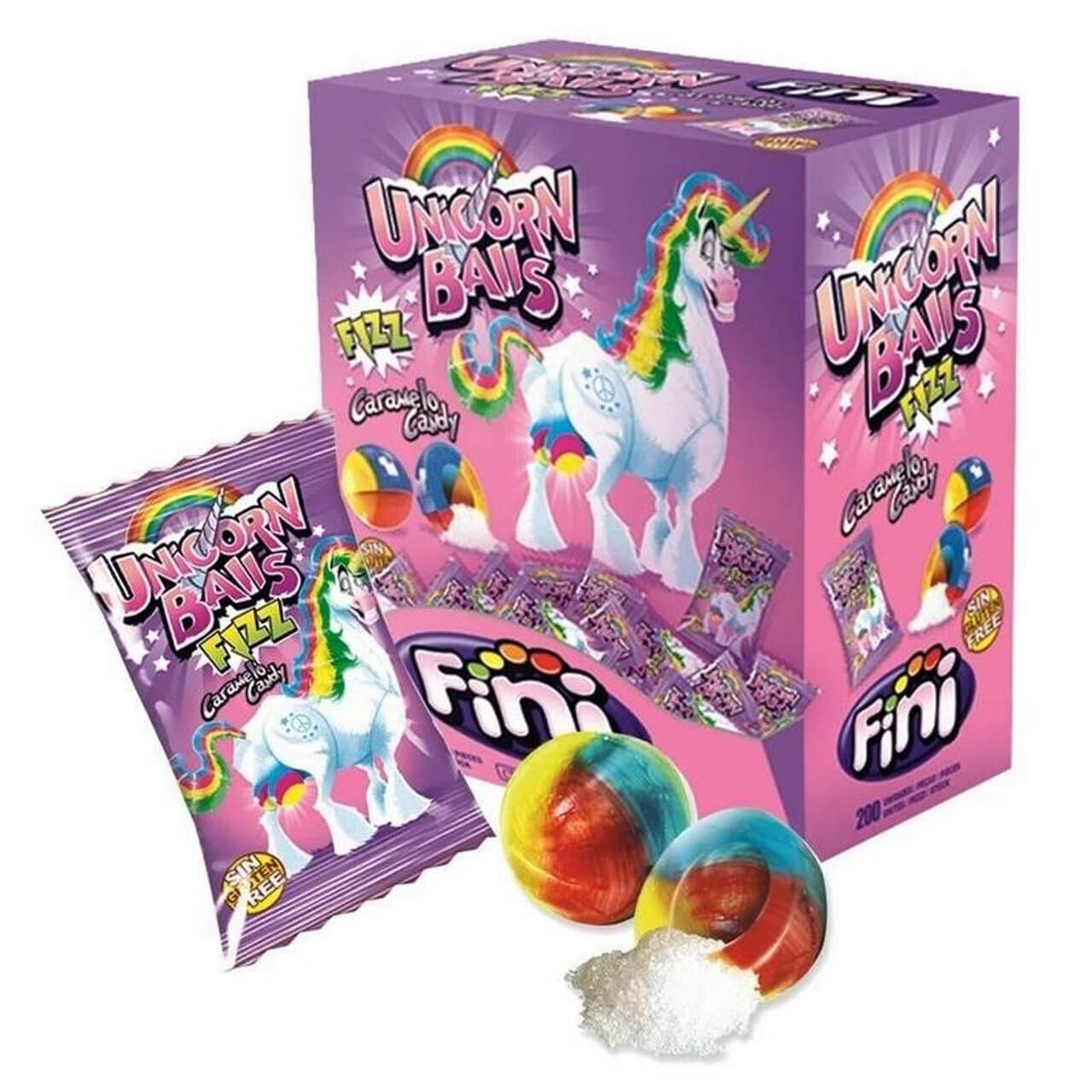 FINI Unicorn Balls 200 pièces