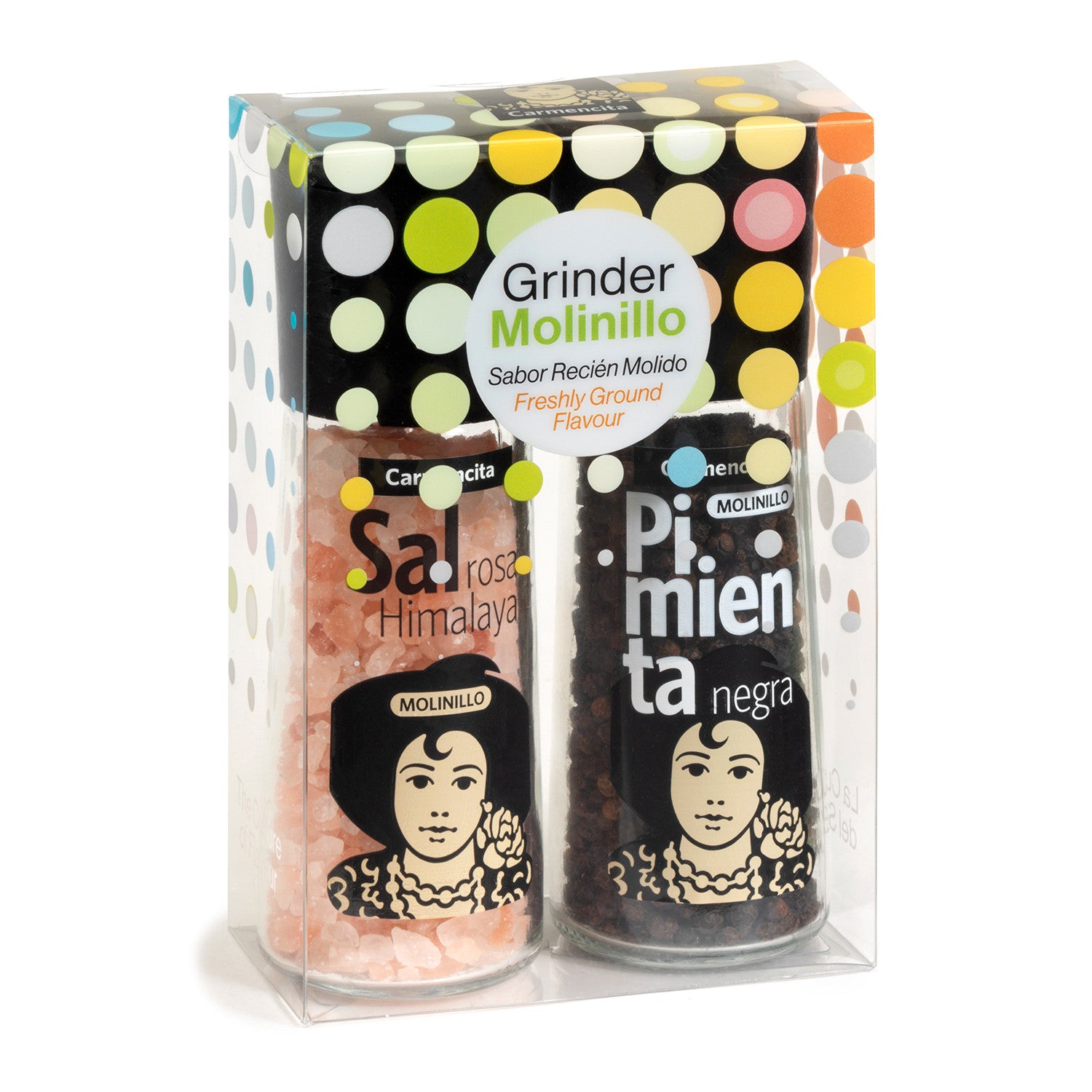 Carmencita Grinder Set Salt and Pepper 560g