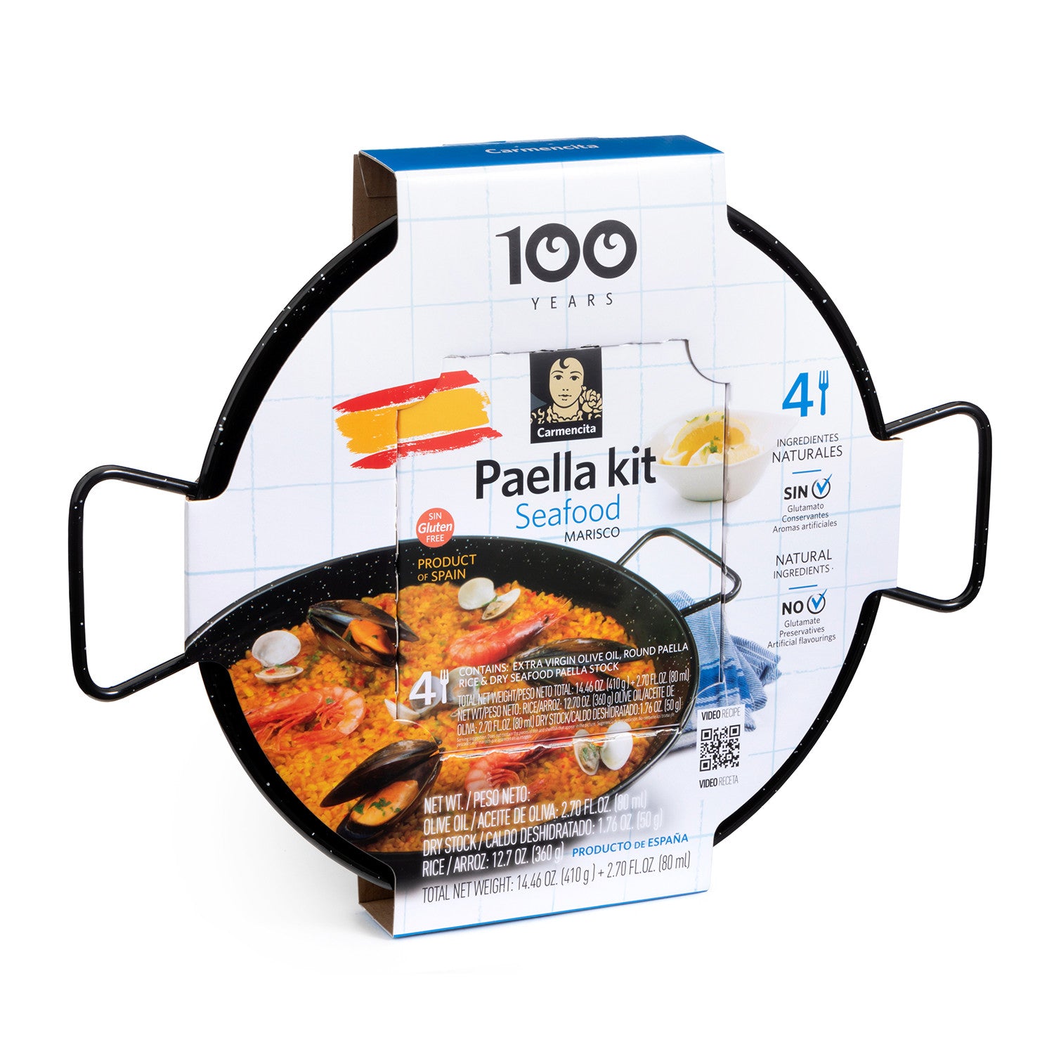Carmencita Paella Kit Seafood for 4 Persons