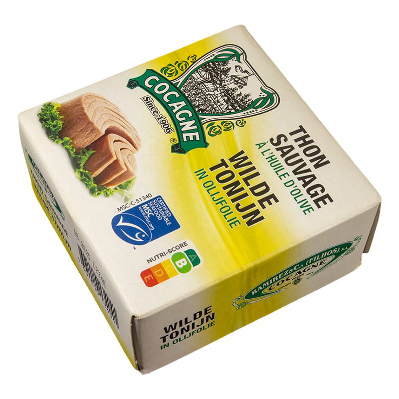 Cocagne Filets de thon MSC à l'huile d'olive 120g