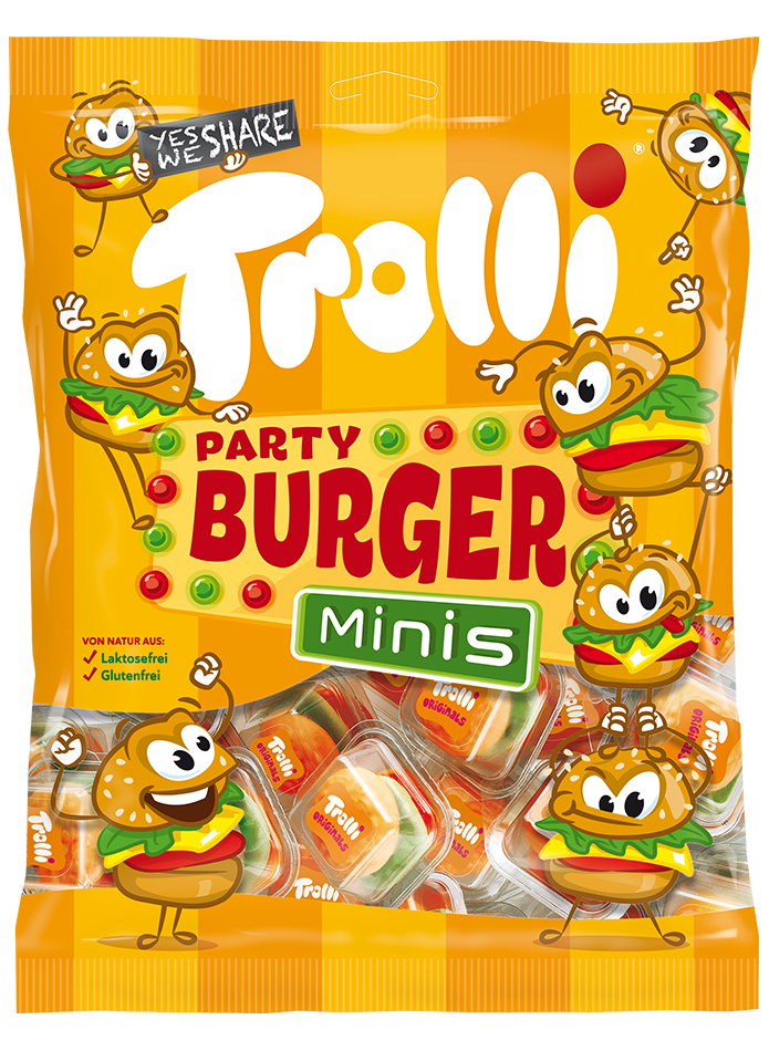 TROLLI Party Burger 500g
