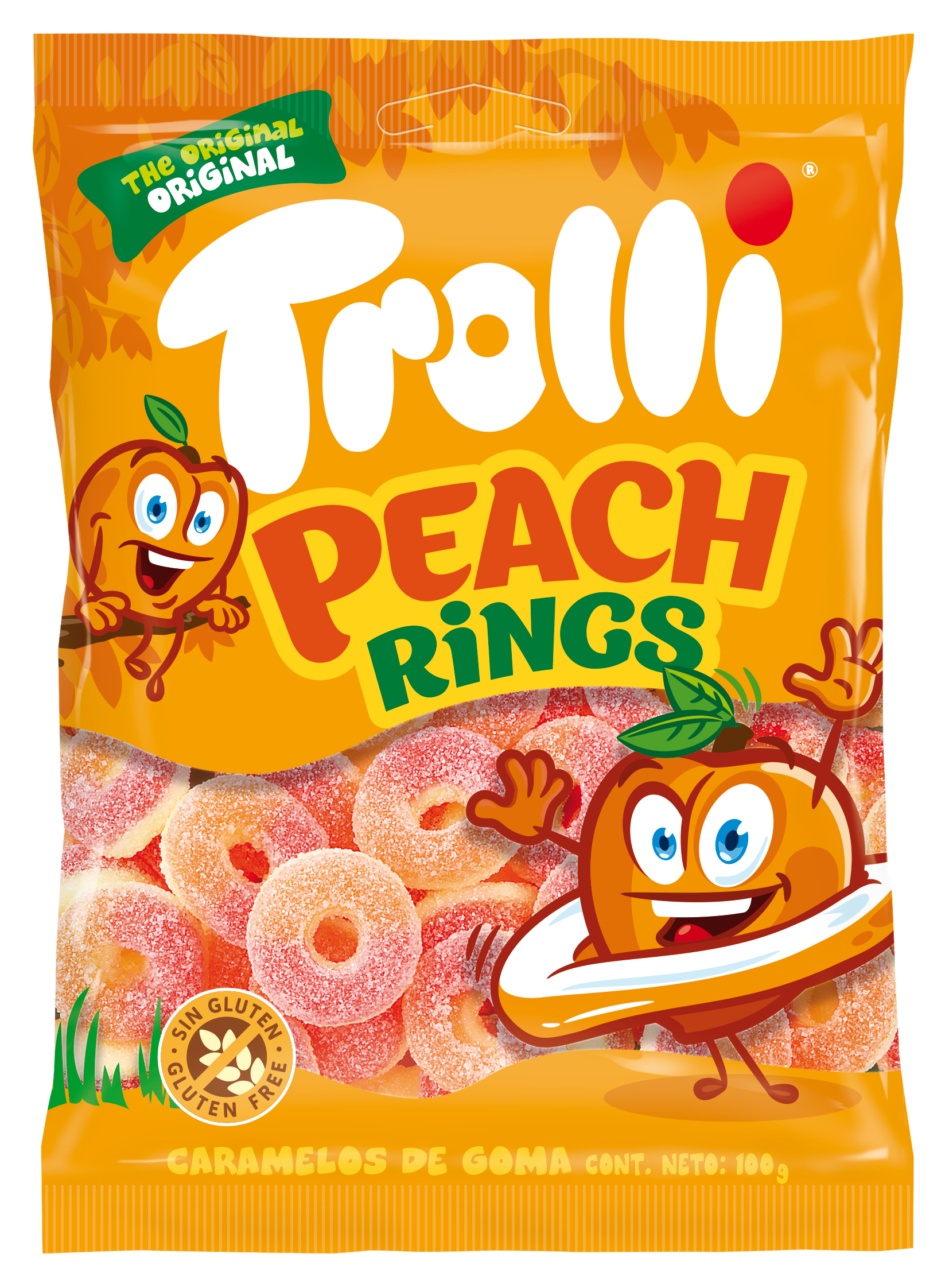 TROLLI Peach Gummy Candy 150g